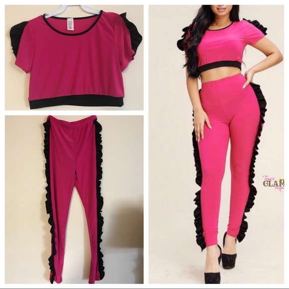 ⚡️Two Piece Ruffle Set⚡️ - Picture 2 of 2